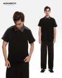  Áo Polo Nam Edge Polo Phối Vai Stone Form Gọn - AUNAMTIC 