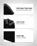  Áo Polo Nam Edge Polo Phối Vai Stone Form Gọn - AUNAMTIC 