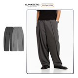  Quần tây nam ống bí Pleated Oversize - AUNAMTIC 