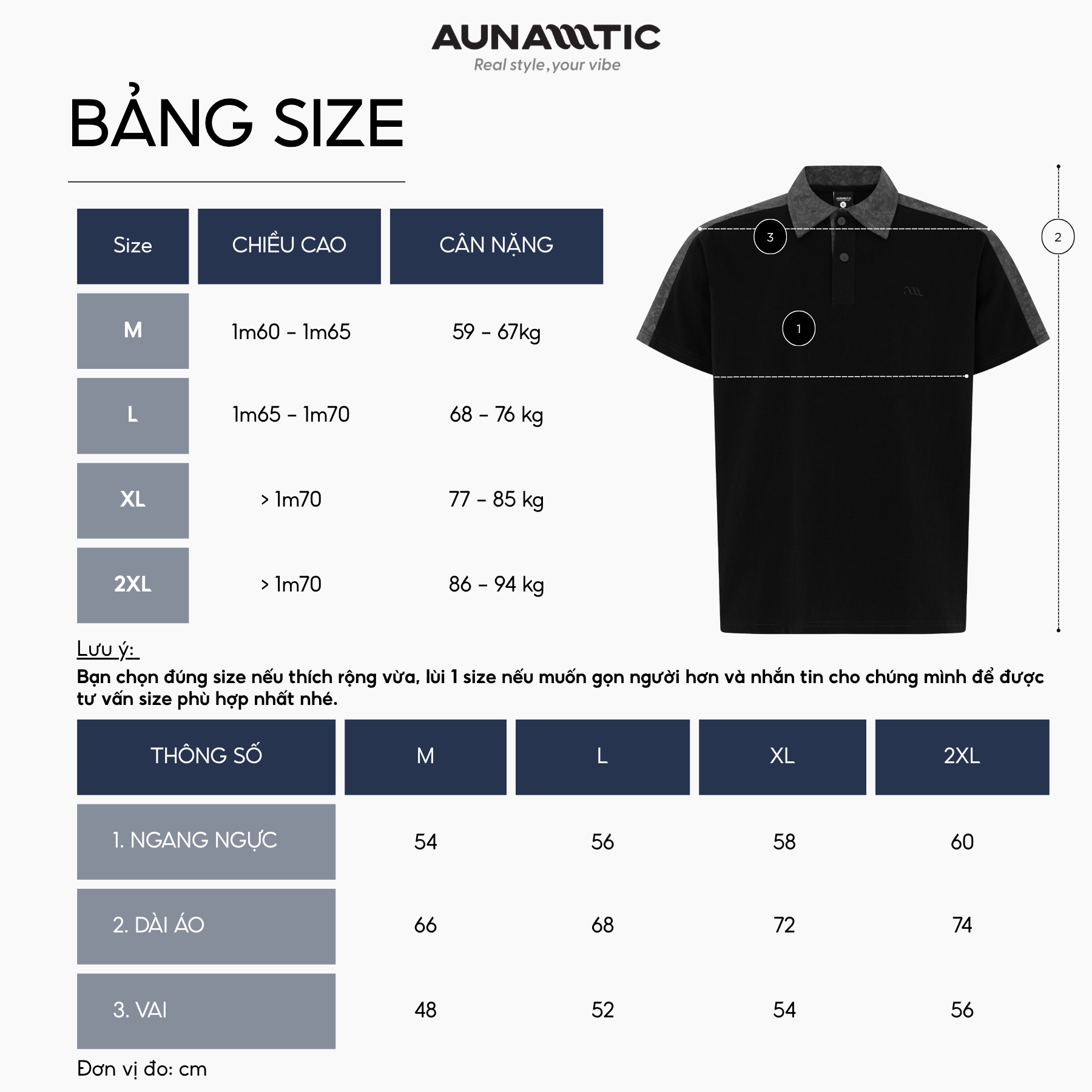  Áo Polo Nam Edge Polo Phối Vai Stone Form Gọn - AUNAMTIC 