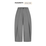  Quần tây nam ống bí Pleated Oversize - AUNAMTIC 