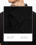  Áo Polo Nam Collar Zip Polo Khóa Kéo Cổ, Form Gọn - AUNAMTIC 