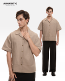  Áo Sơ Mi Nam Ngắn Tay Utility Shirt Túi Hộp Smart Casual - AUNAMTIC 