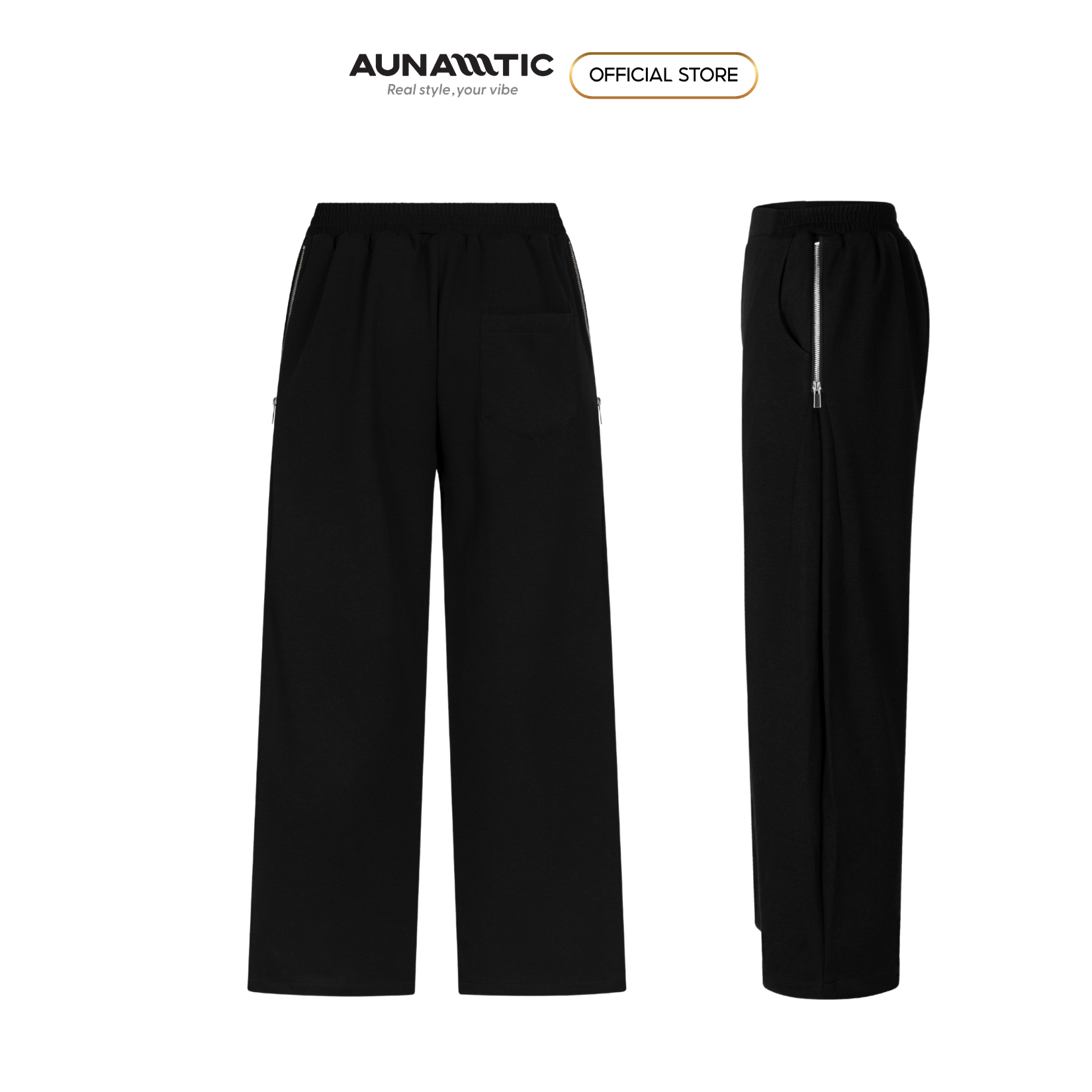  Quần dài nam cao cấp Zipper Pocket Minimal - AUNAMTIC 