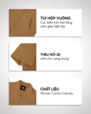  Áo Sơ Mi Nam Ngắn Tay Utility Shirt Túi Hộp Smart Casual - AUNAMTIC 