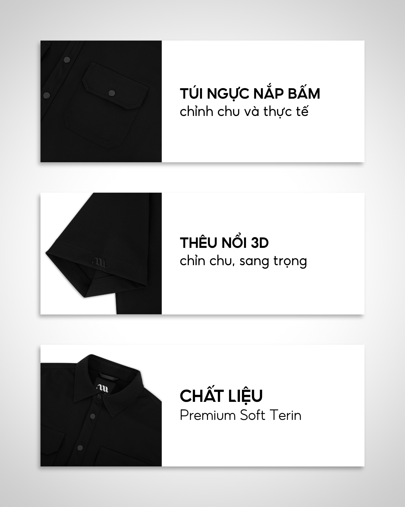  Áo Sơ Mi Nam Ngắn Tay Field Shirt Túi Ngực Dễ Phối - AUNAMTIC 