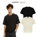  Áo thun nam Cổ tim V-neck Cotton Combed – AUNAMTIC 