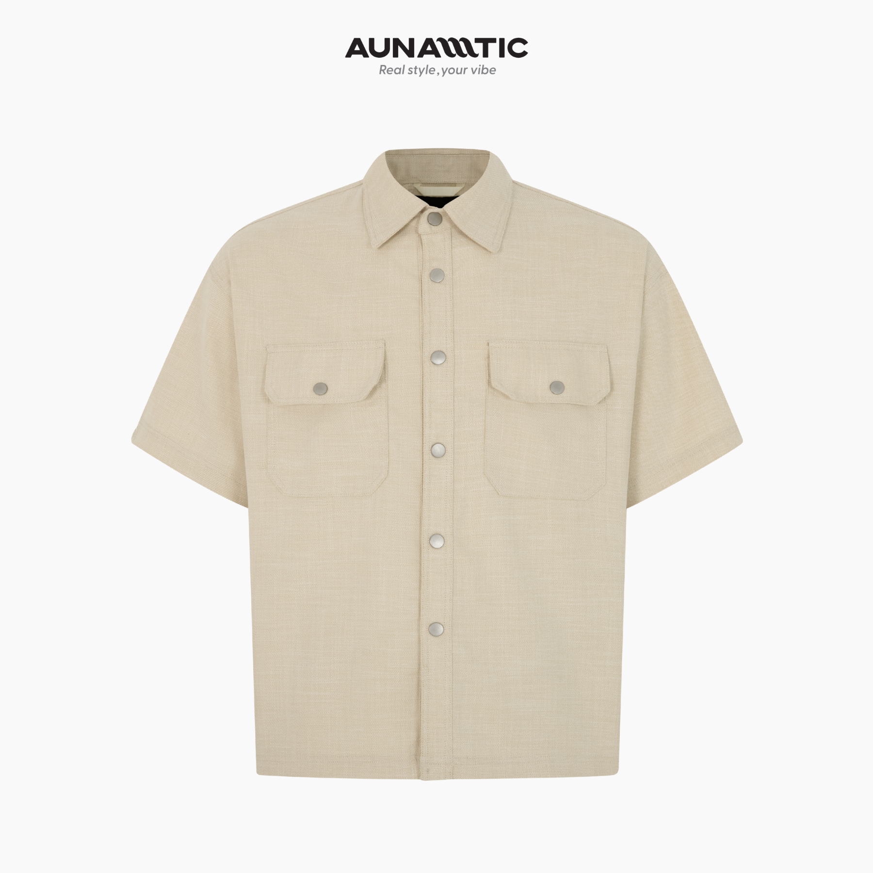  Áo Sơ Mi Nam Ngắn Tay Field Shirt Túi Ngực Dễ Phối - AUNAMTIC 