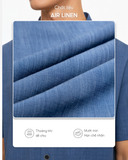  Áo Sơ Mi Nam Open Collar Shirt Air Linen Cổ Bẻ Ngắn Tay - AUNAMTIC 