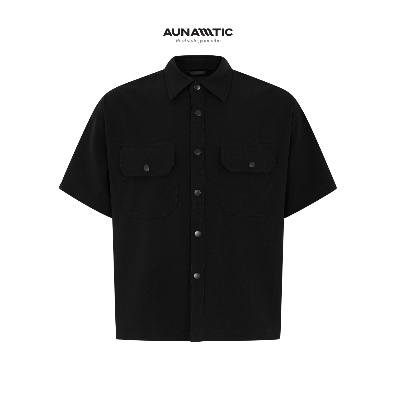  Áo sơ mi nam hai túi ngực xẻ lai lệch tà Premium Soft Terin - AUNAMTIC 