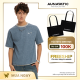  Áo thun nam loang chất dày mịn, túi ngực phối viền – AUNAMTIC 