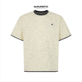  Áo thun nam loang chất dày mịn, túi ngực phối viền – AUNAMTIC 