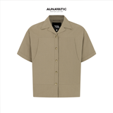  Áo sơ mi khoác nam túi hộp dáng dài Premium Woven Cotton Canvas - AUNAMTIC 