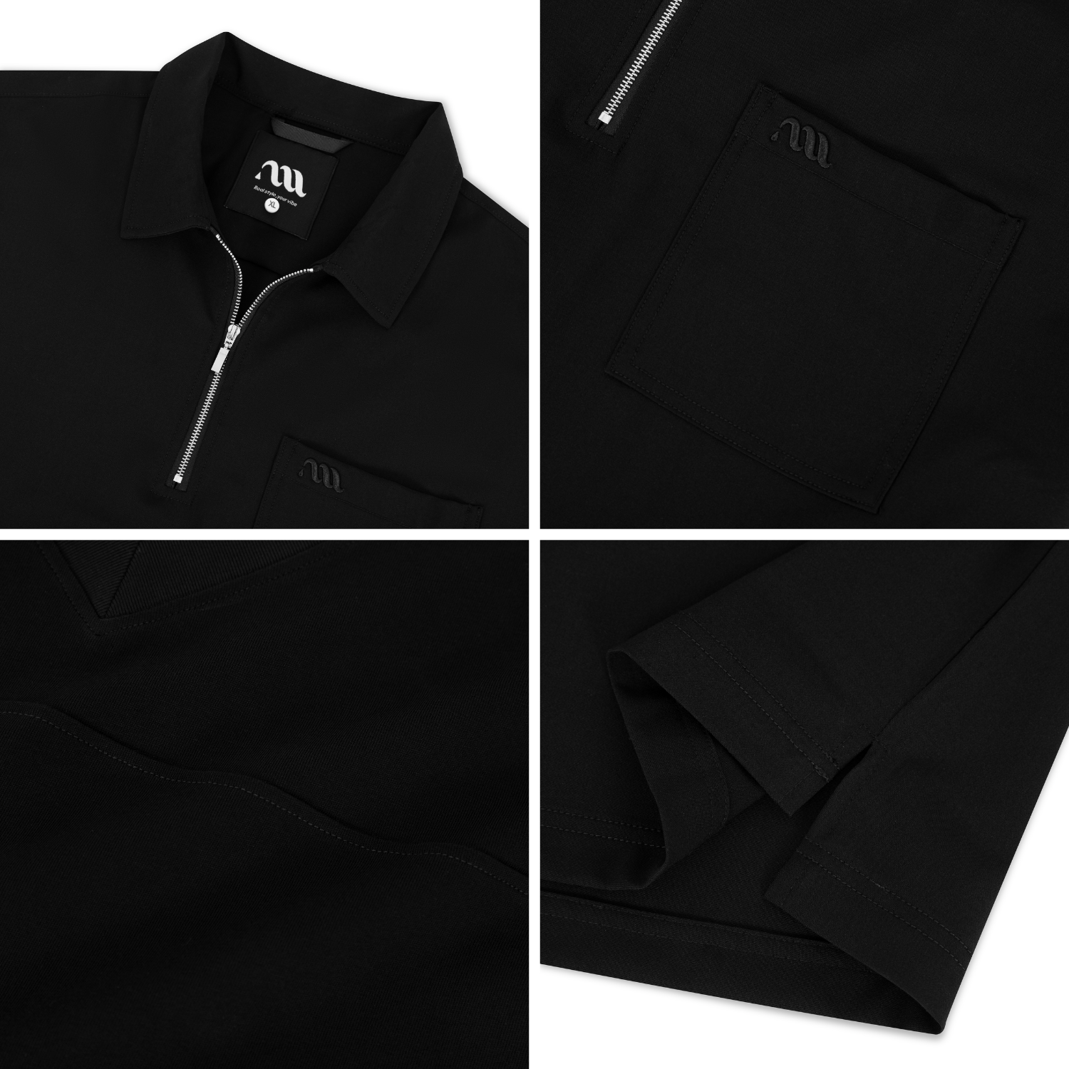  Áo polo nam zipper túi ngực Premium Soft Terin - AUNAMTIC 