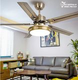  Quạt trần đèn 5 cánh thép QTD017 