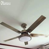  Quạt trần đèn 5 cánh thép QTD017 