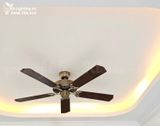  Quạt trần 5 cánh gỗ QT043 