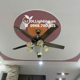 Quạt trần đèn tân cổ điển QTCD002 
