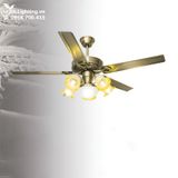 Quạt trần đèn tân cổ điển QTCD002 