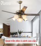 Quạt trần đèn tân cổ điển QTCD002 
