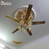  Quạt trần đèn tân cổ điển QTCD003 