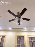  Quạt trần đèn tân cổ điển QTCD010 