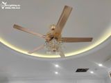  Quạt trần đèn tân cổ điển QTCD012 
