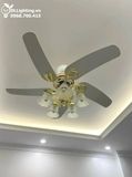 Quạt trần đèn tân cổ điển QTCD013 