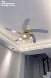  Quạt trần đèn tân cổ điển QTCD013 