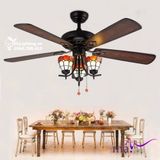  Quạt trần đèn tân cổ điển QTCD014 