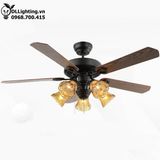  Quạt trần đèn tân cổ điển QTCD016 
