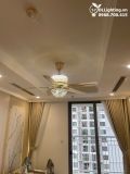  Quạt trần đèn 5 cánh thép QTCD021 