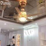  Quạt trần đèn 5 cánh thép QTCD021 
