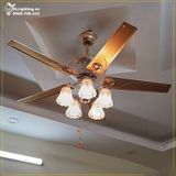  Quạt trần đèn tân cổ điển QTDC023 