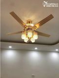  Quạt trần đèn tân cổ điển QTDC025 