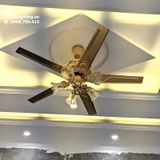  Quạt trần đèn tân cổ điển QTCD026 