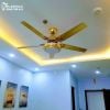 Quạt trần đèn 5 cánh thép QTD003