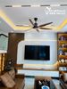 Quạt trần đèn QTD005-2 Gió siêu mát