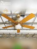  Quạt trần đèn 5 cánh gỗ QTD015-2 