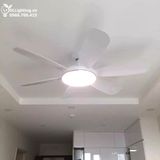  Quạt trần đèn 6 cánh QTD027 