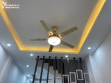  Quạt trần đèn 5 cánh thép QTD038 
