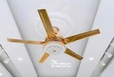  Quạt trần đèn 5 cánh thép QTD038 