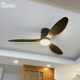  Quạt trần đèn cổ ngắn QTD043 
