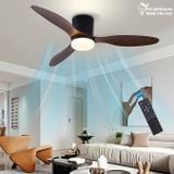  Quạt trần đèn cổ ngắn QTD043 