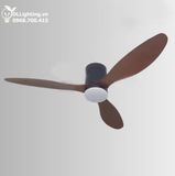  Quạt trần đèn cổ ngắn QTD043 
