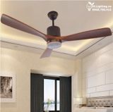  Quạt trần đèn 3 cánh gỗ QTD046 