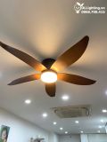  Quạt trần đèn cổ ngắn QTD057 