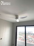  Quạt trần đèn 3 cánh cổ ngắn QTD070 