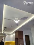  Quạt trần đèn 3 cánh cổ ngắn QTD070 