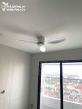  Quạt trần đèn 3 cánh cổ ngắn QTD070 